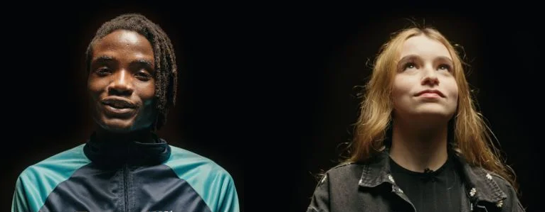 Seydou y Nuria, los dos estudiantes del IES Hostería y Turismo
