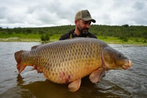 Carpa de gran peso capturada por David Molina PRO ELITE BAITS