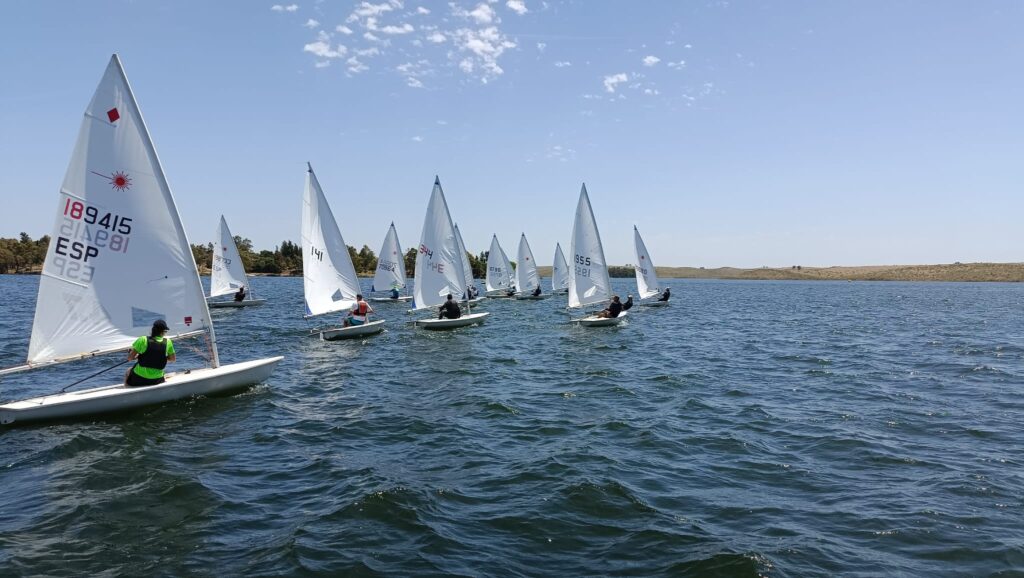 Campeonato Extremadura ILCA 6 e ILCA 4 de vela GUADIANA CLUB NÁUTICO