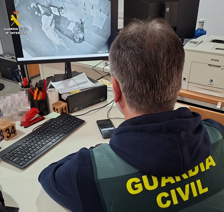 Análisis de imagenes del robo GUARDIA CIVIL