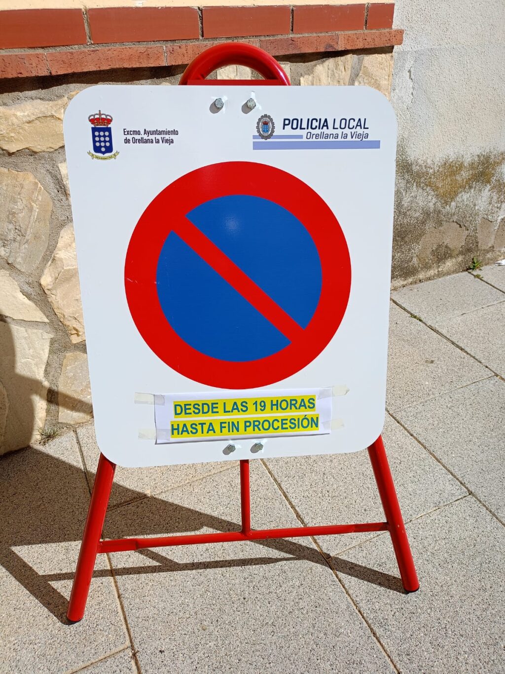 señal circunstancial POLICÍA LOCAL