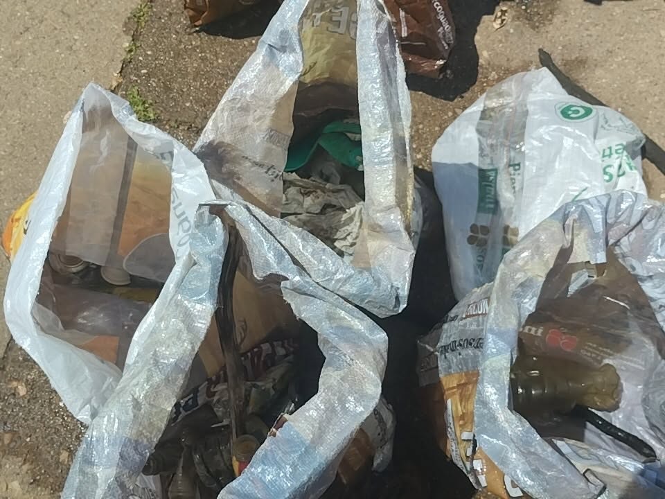 Basura recogida en la XV limpieza de fondos BUCEO ORELLANA