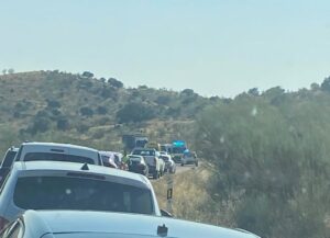 Accidente en la EX-115 REDES SOCIALES
