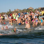 Hugo Hidalgo y Ángela Sánchez se llevan la etapa final de Aguas Abiertas de Extremadura disputada en Orellana
