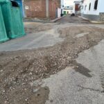 Orellana la Vieja trata de recuperar la normalidad tras la intensa tromba de agua de ayer