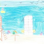 Carlota Grifo, ganadora del XI Concurso Infantil de Postales Medioambientales – Bandera Azul 2026