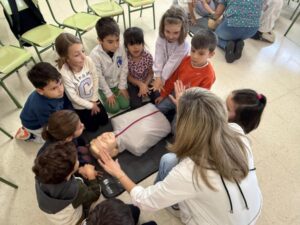 primeros auxilios en el CEIP Santo Domingo